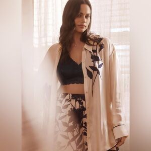 68-Anthropologie Long-Sleeve Buttondown Pajama Shirt